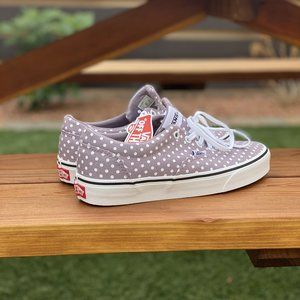 NWT Vans Doheny Sneakers in Purple White Polka Dot